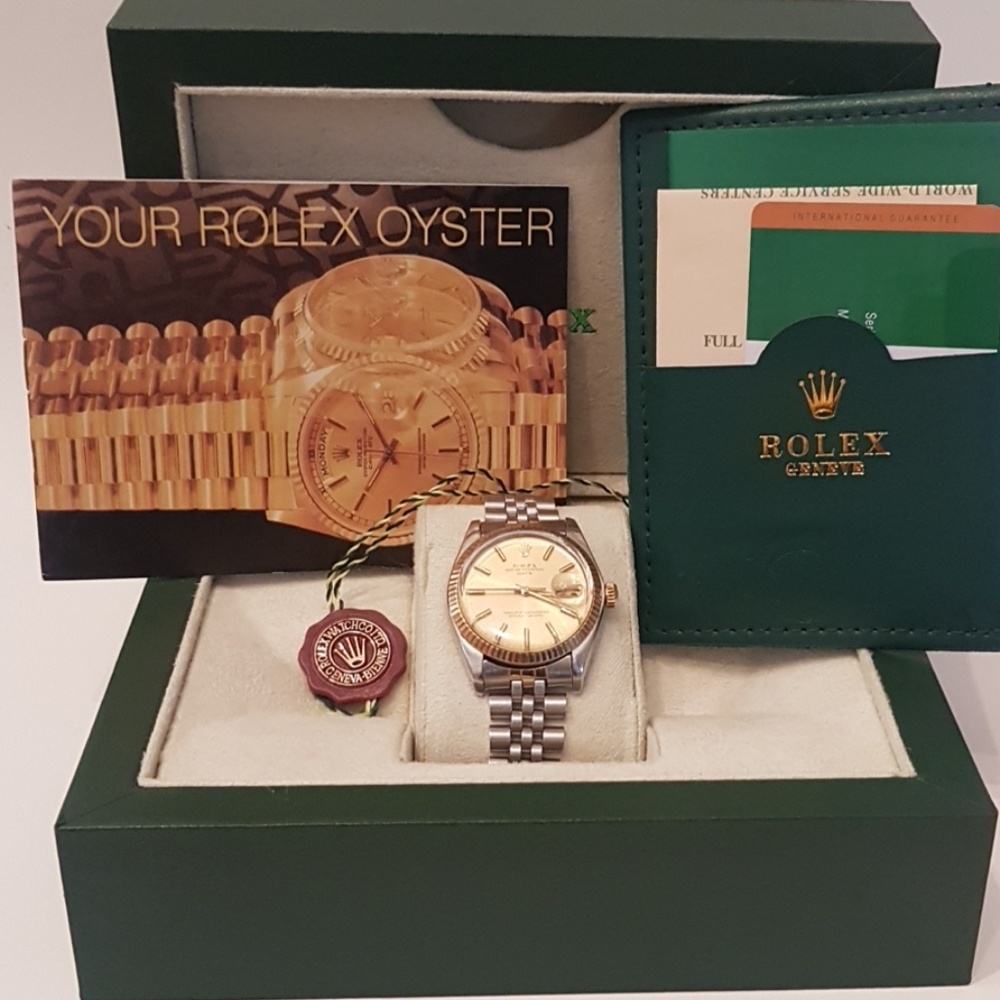 /SOLD/ Rolex Datejust Two Tone UNISEX 33mm